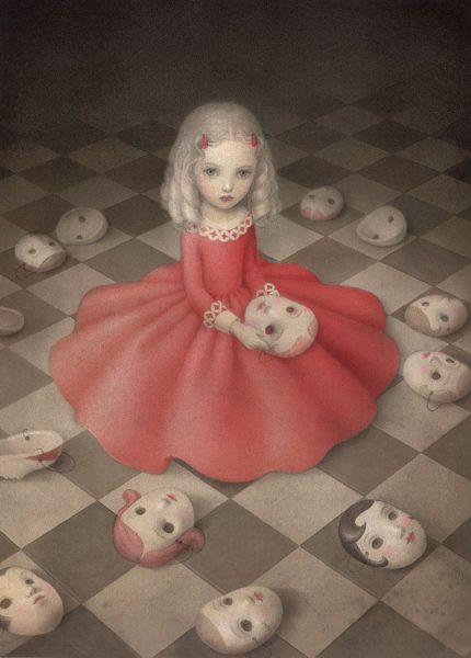 A girl hides secrets, Nicoletta Ceccoli